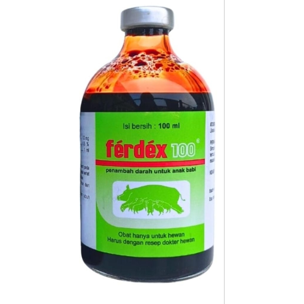FERDEX 100 (Penambah Darah/Mempercepat Pertumbuhan Anak Babi)