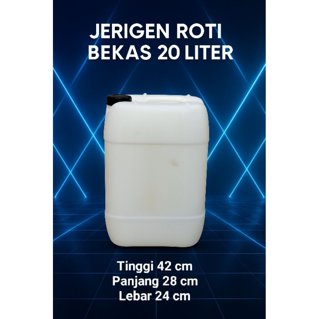 Termurah Jerigen Roti Putih 20 Liter Foodgrade Bekas