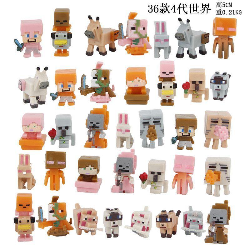 Mini character figure minecraft / karakter minecraft kecil 2 cm