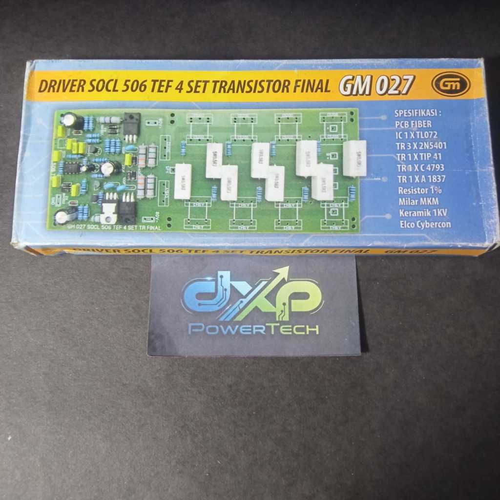 DRIVER SOCL 506 TEF 4 SET TRANSISTOR FINAL GM 027