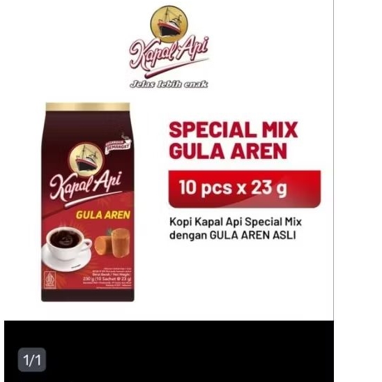 Kopi kapal Api Kopi Gula Aren Special Mix