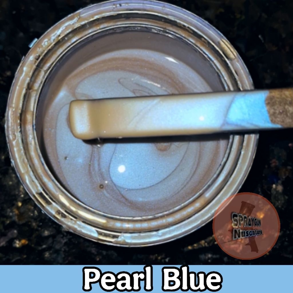 Cat PU Lembayung Blue/Biru - Mutiara Biru PU - Pearl Biru Polyurethane