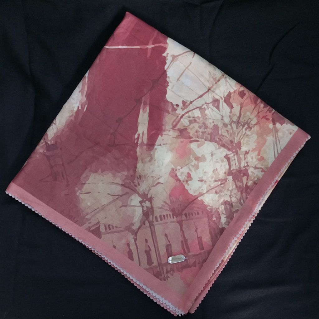 Hijab Motif Voal Premium Segi Empat 130 x 130cm | Jilbab Motif