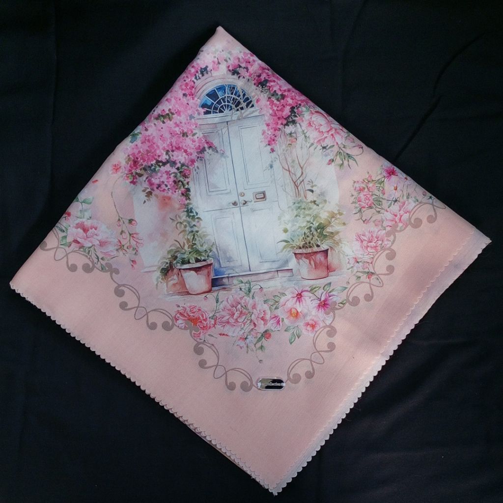 Hijab Motif Voal Premium Segi Empat 130 x 130 cm / Jilbab Motif