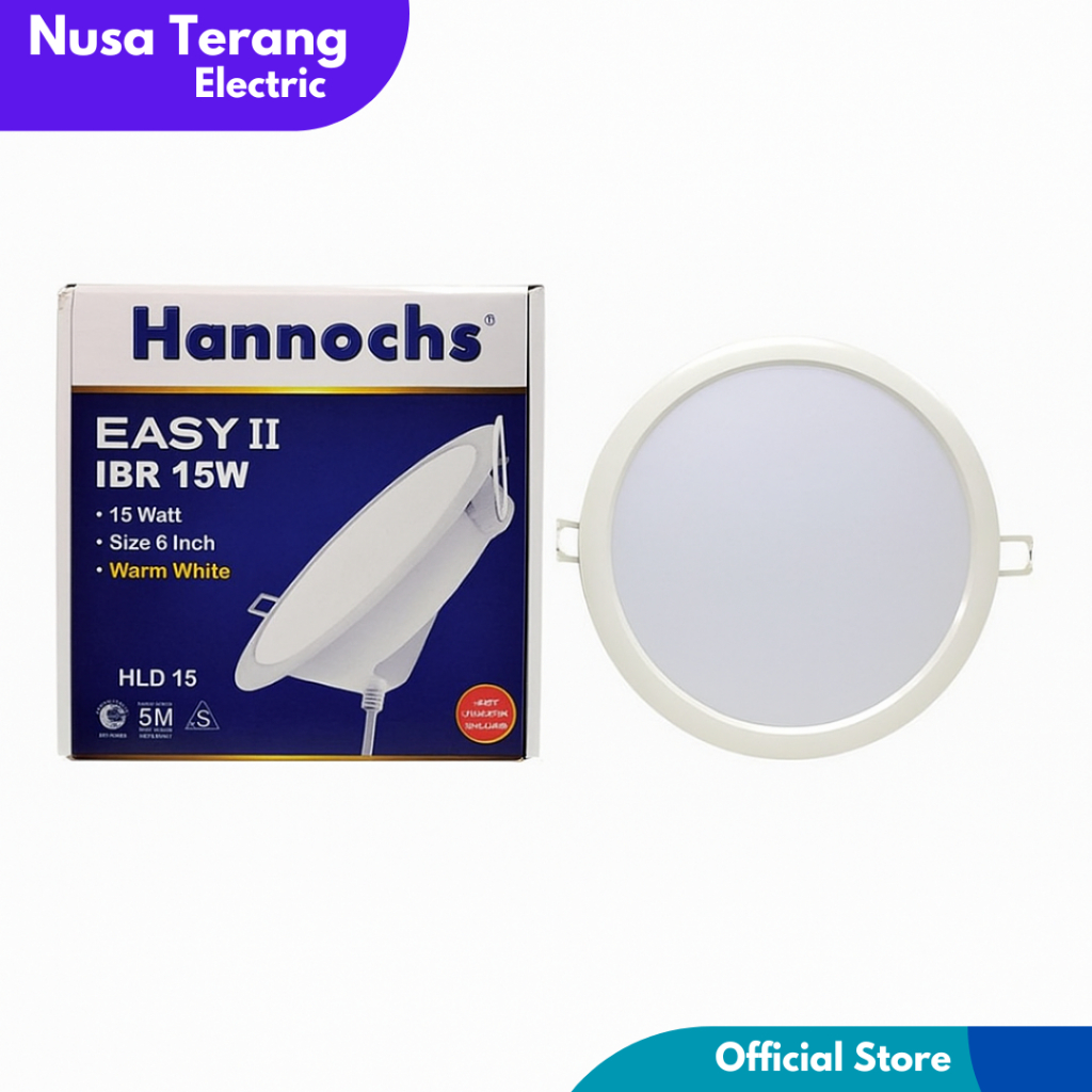 Led Hannochs Easy II 3w 5w 7w 9w 12w 15w 20w - Lampu Hannochs Downlight Easy II