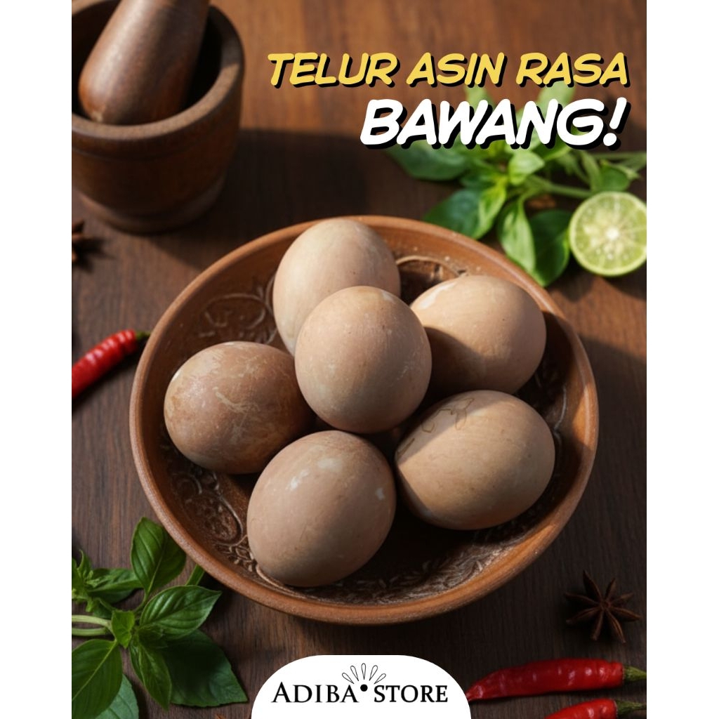 TELUR ASIN BREBES ADIBA STORE || TELUR ASIN BAWANG ASLI BREBES MASIR BERMINYAK || TELUR ASIN PREMIUM