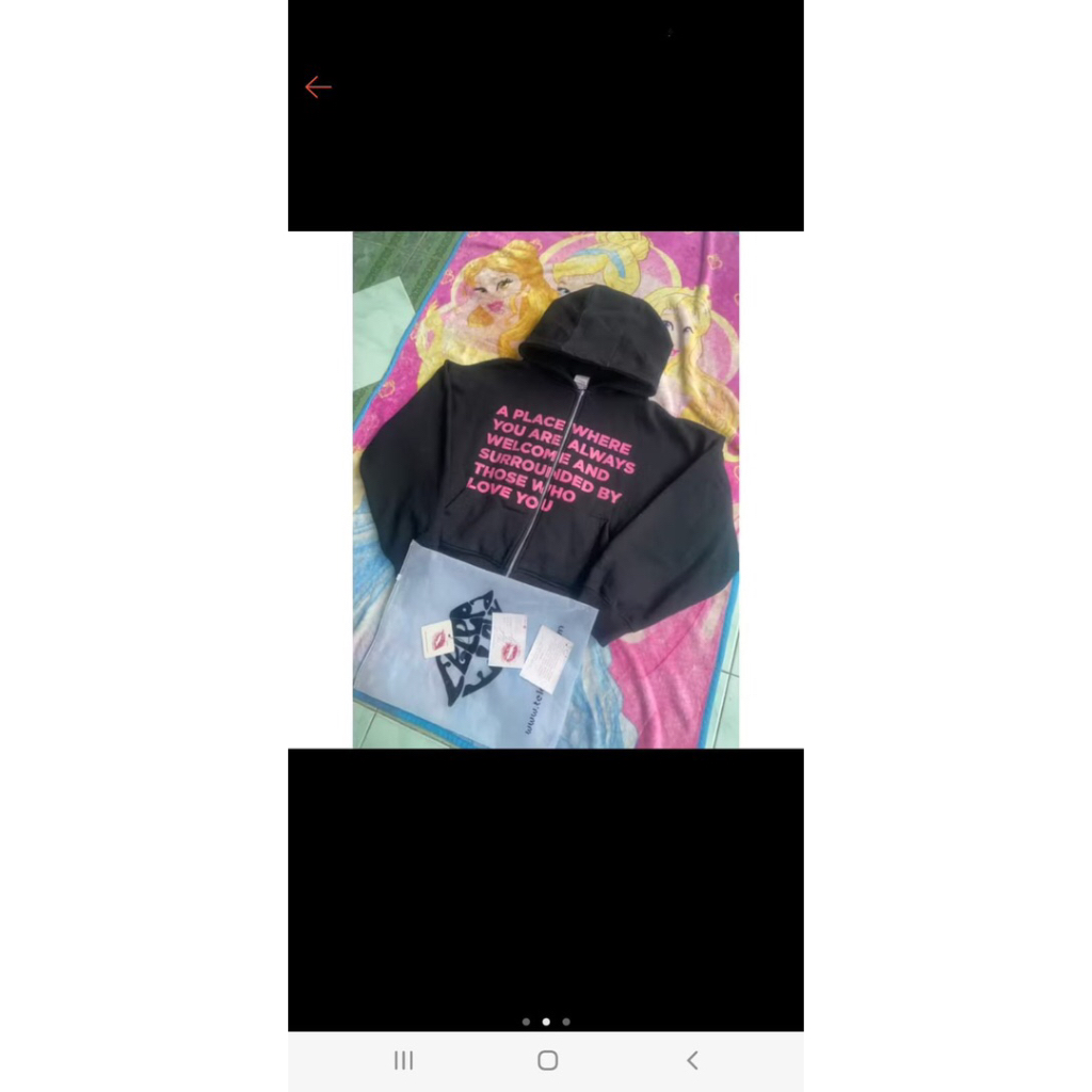 hoodie telepati.che ujang size S (bekas)