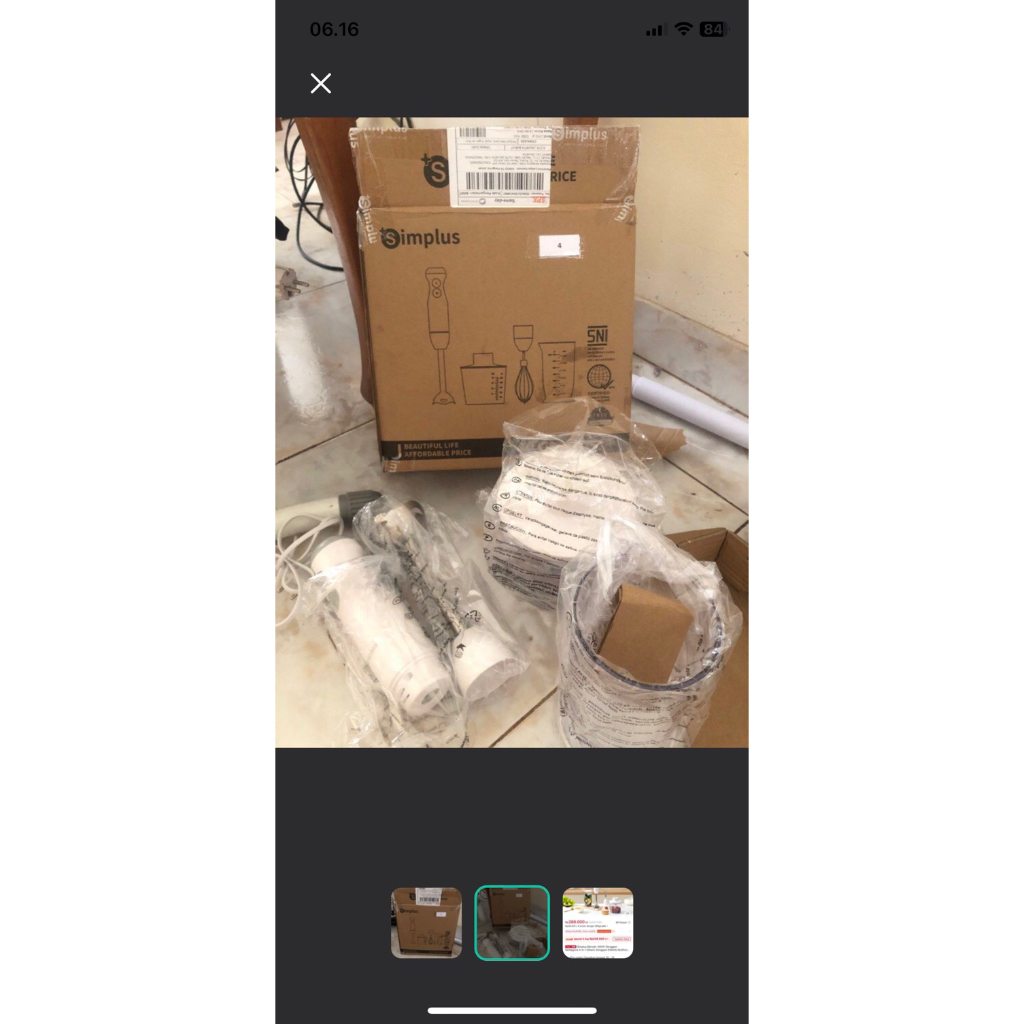 Simplus Blender Tangan