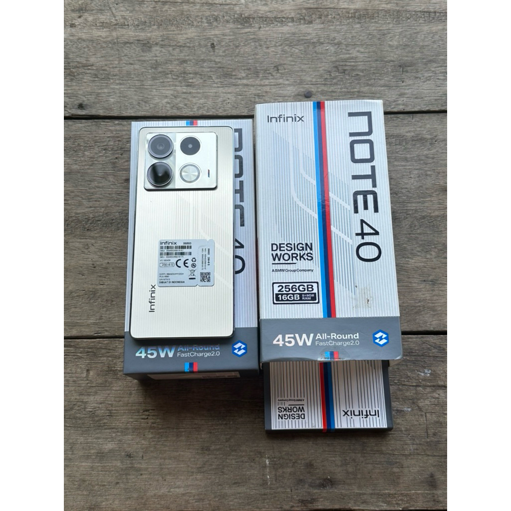 infinix note 40 bmw racing 8/256 SECOND FULLSET