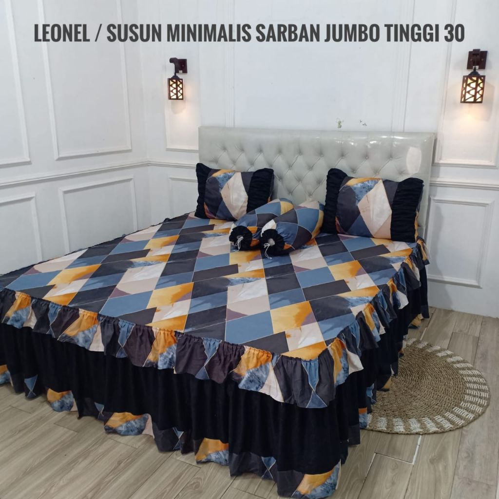 sprei rumbai susun leonel tinngi 30