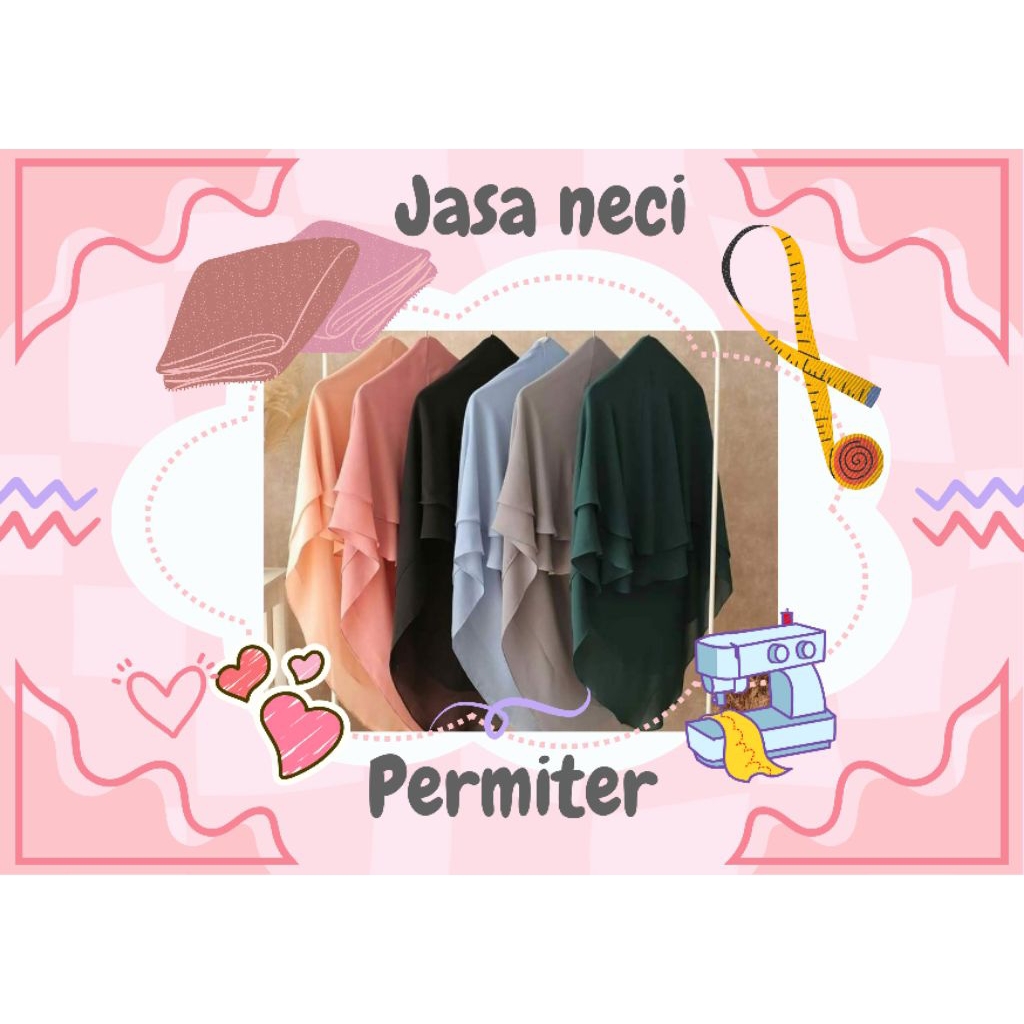 jasa neci / jahit tepi perpcs