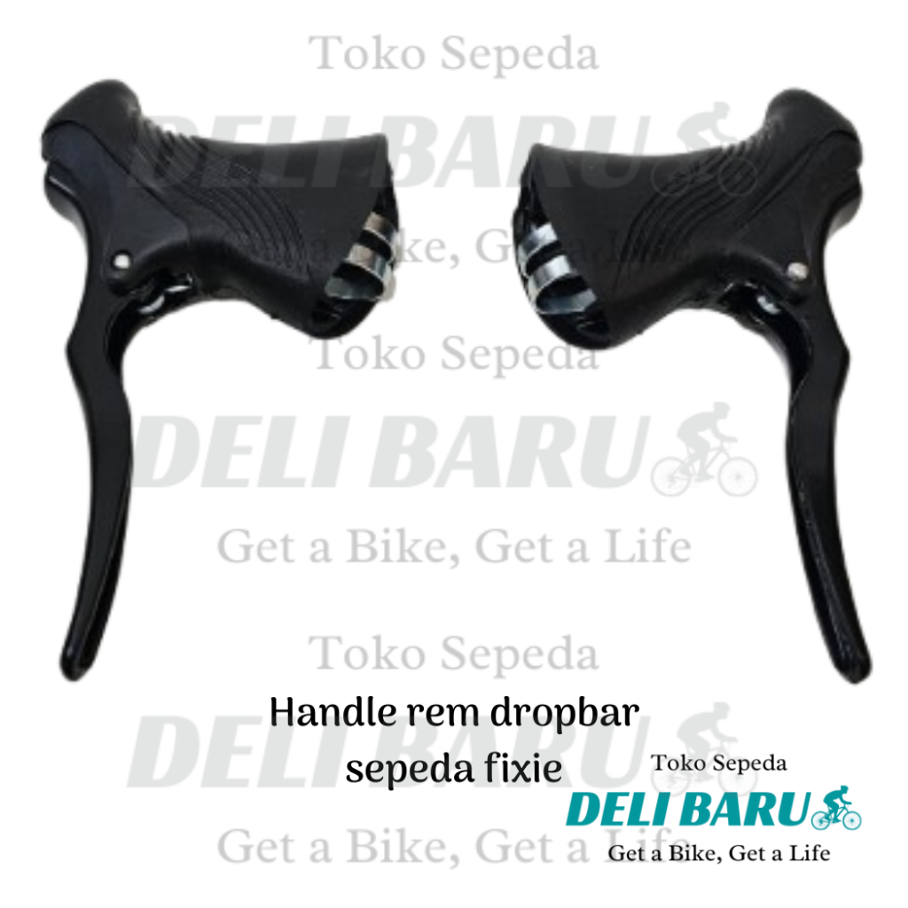 Handle rem dropbar brake lever untuk stang model lengkung sepeda fixie