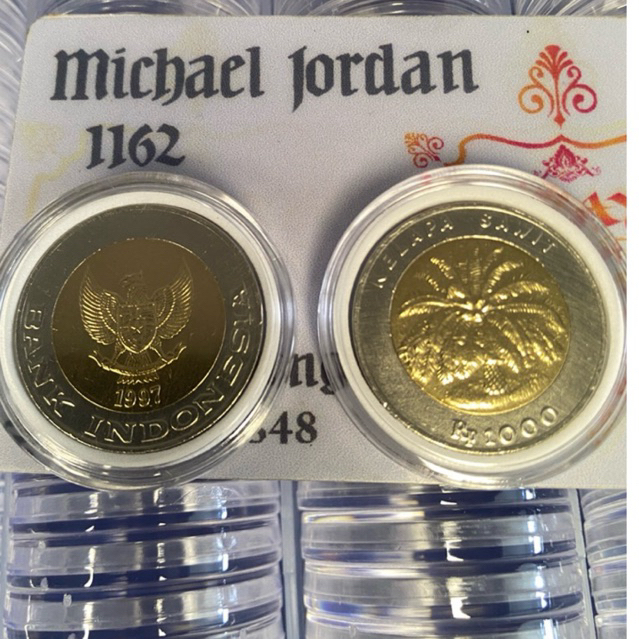 koin 1000 rupiah tahun 1997 langka dijamin Ori