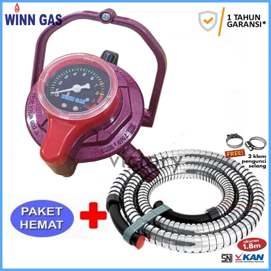 Regulator Gas Winn Gas W800M Prestige Double lock - Regulator W800M Prestige
