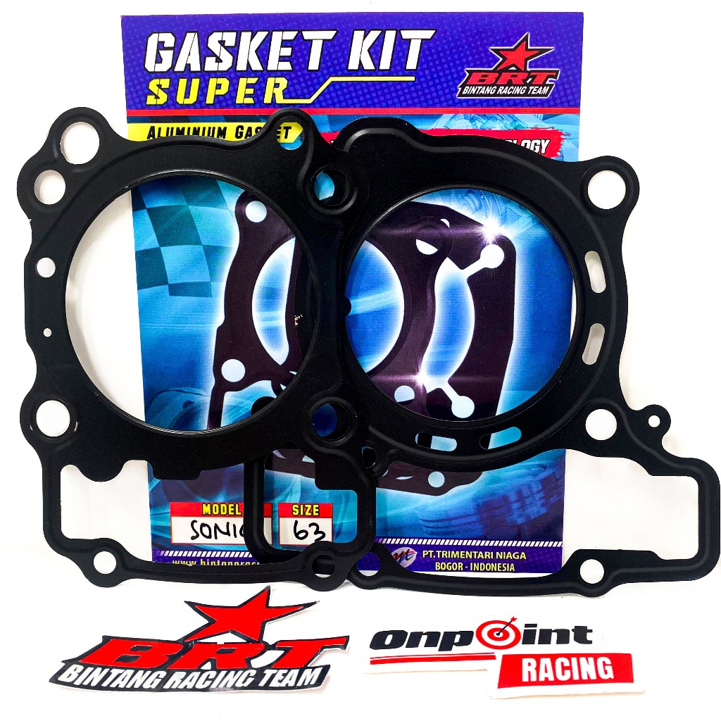 GASKET PAKING BLOK & HEAD BRT SONIC NEW CBR 150 Facelift CB150R LED GTR 63 100% ORIGINAL BRT