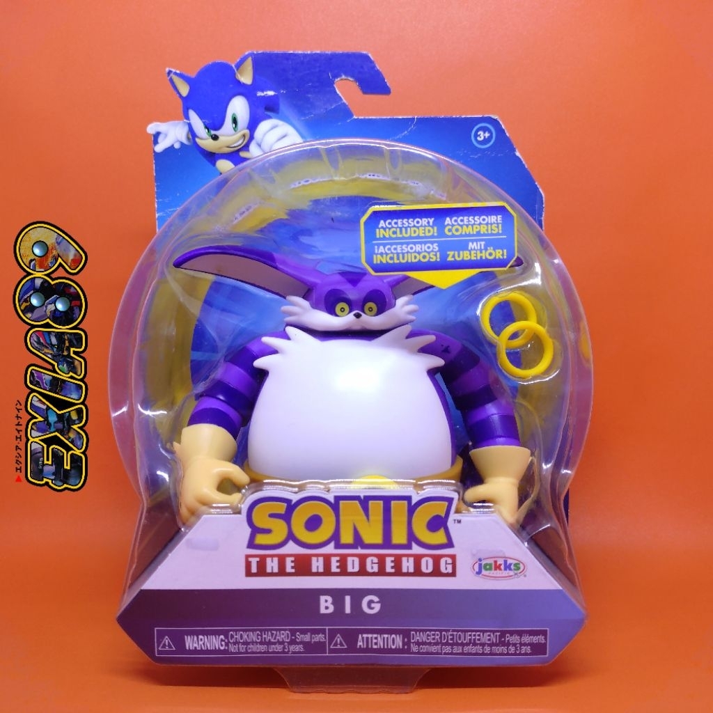 Sonic The Hedgehog 4-Inch Action Figure - Big With Rings