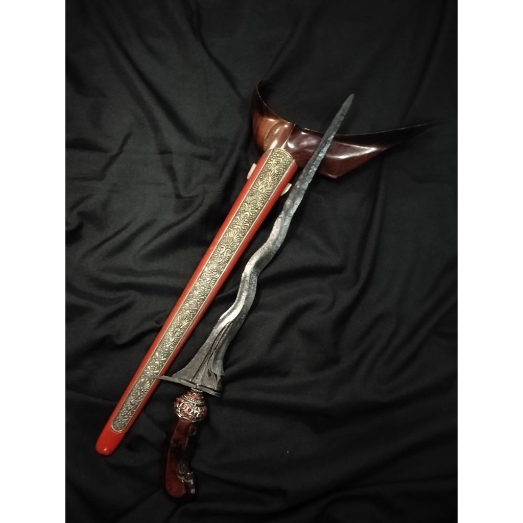 Keris Sepuh Megantoro Luk 7 Majapahit Original Kuno