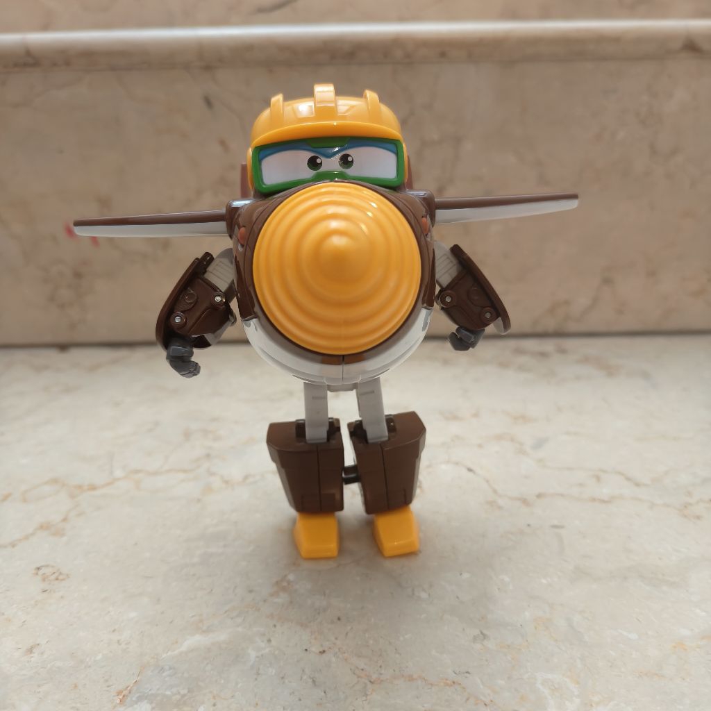 preloved mainan anak superwings transforming todd ori