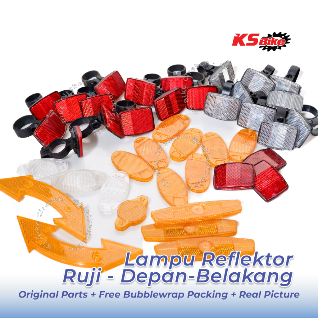 Aksesoris Sepeda Lampu Reflektor Lampu Ruji - Produk Sepeda Dent / Cacat / Bekas Pakai – Sadel Pedal
