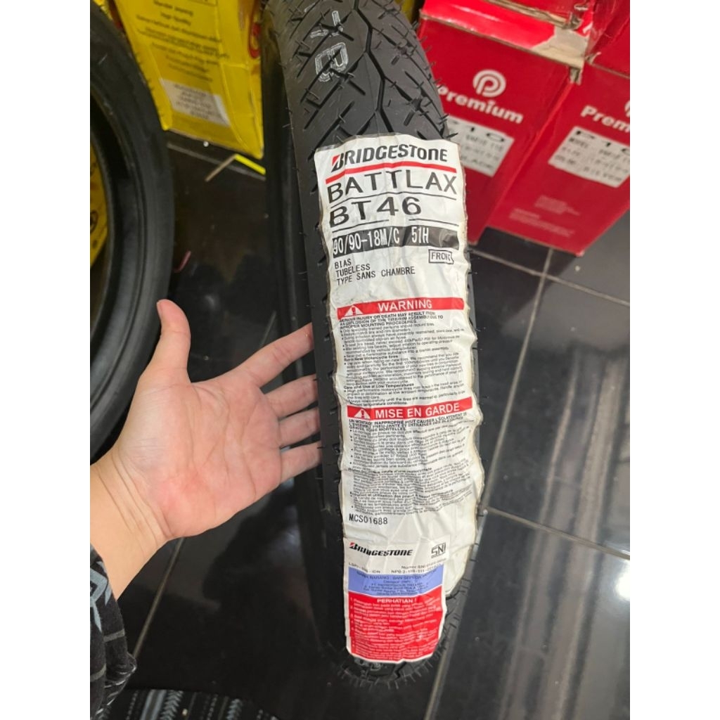 Ban Battlax BT46 Ring 18 90/90 Bridgestone Battlax 46 Rx king. Dll