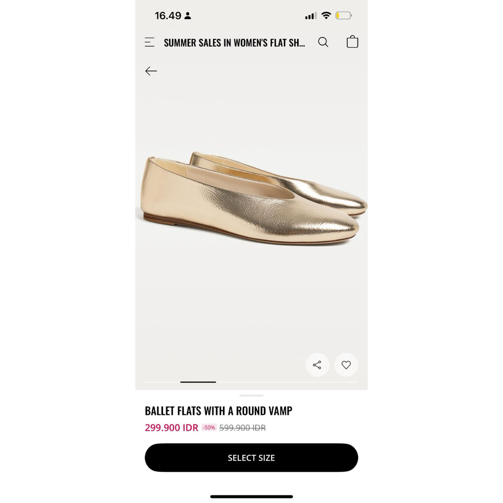 STRADIVARIUS FLAT SHOES