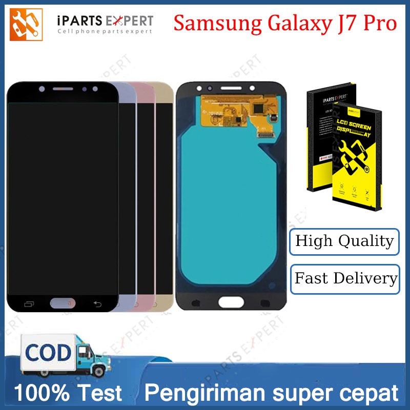 IPARTSEXPERT Original LCD For Samsung Galaxy J7 Pro LCD J730FN/DS J7 2017 Tampilan J730F J730G J730F