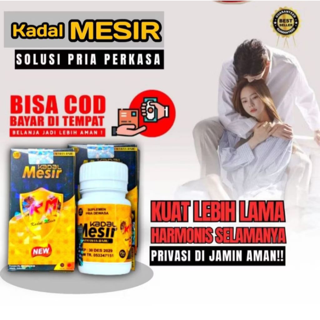 New Km Kadal Mesir: Kapsul Herbal Kuat & Tahan Lama, 100% Original & Terjamin untuk Meningkatkan Vit