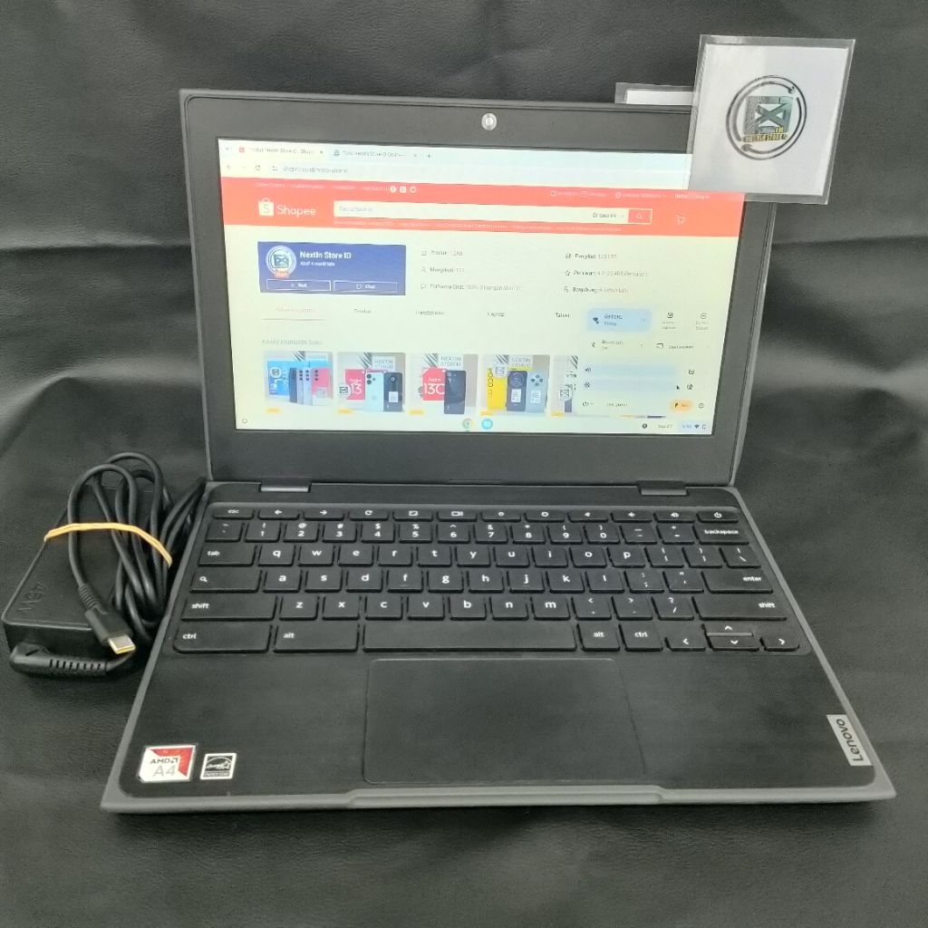LENOVO CHROMEBOOK AMD A4 9120c Radeon R4 4GB 12INCH SECOND BERGARANSI