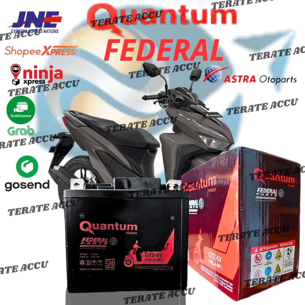 Aki Motor Full Kering Quantum Federal Vario 125 , Vario 150 , Vario 160