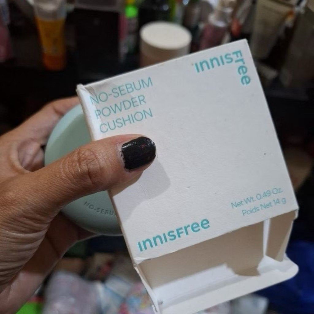 Innisfree Cushion, No Sebum Powder.