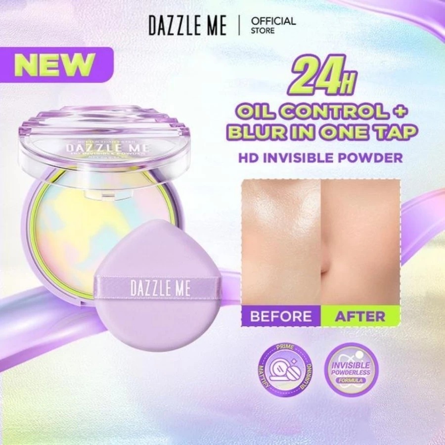 DAZZLE ME HD INVISIBLE POWDER 24H OIL CONTROL BLUR ONE TAP