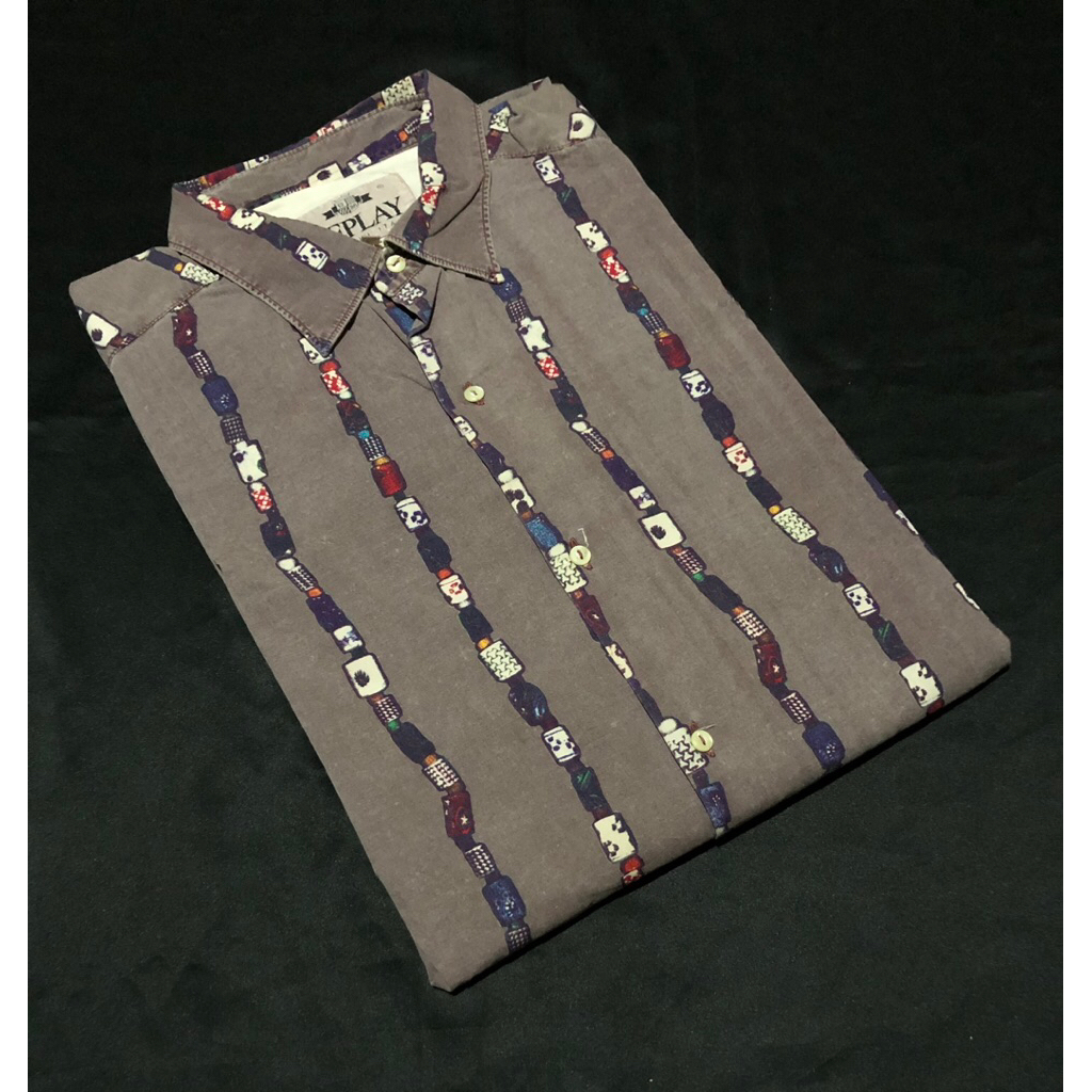 KEMEJA REPLAY VINTAGE LUXURY CASUAL BIG SIZE SECOND ORIGINAL