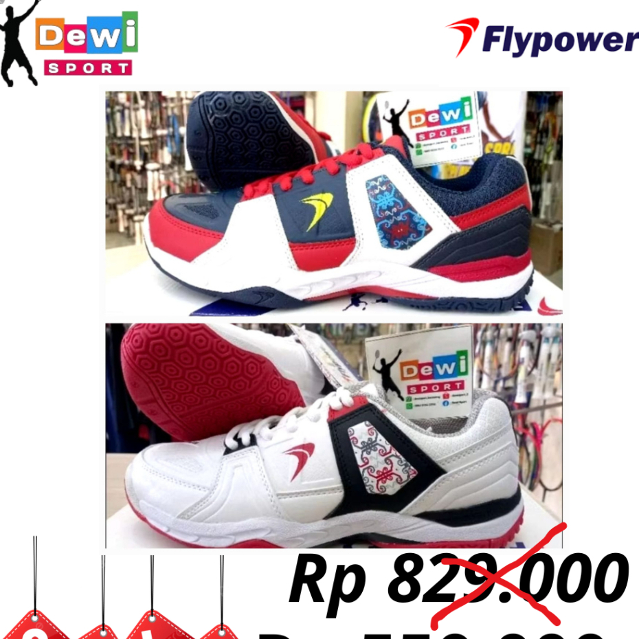 Sepatu Olahraga Badminton  FlyPower RIO GOLD V2