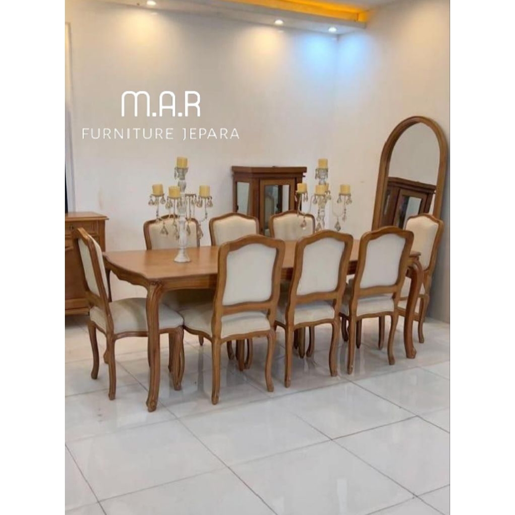 (BERKUALITAS) KURSI MEJA MAKAN KAYU  - KURSI MAKAN JOK - KURSI MAKAN BUSA - KURSI MAKAN KAYU JATI - 