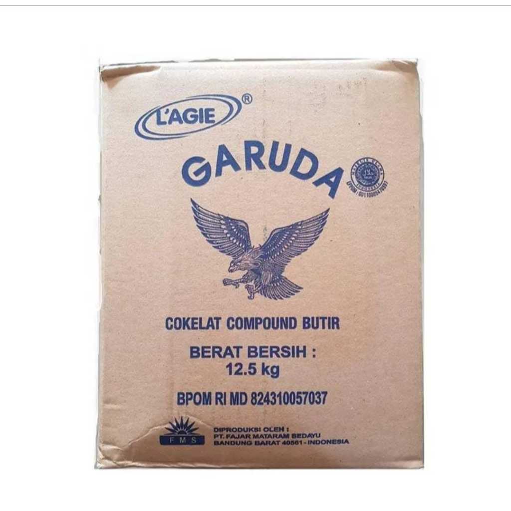 Meses Garuda 1 Dus 12,5kg | Mesis Meises Lagie Coklat Butir 1 Karton 12,5 kg