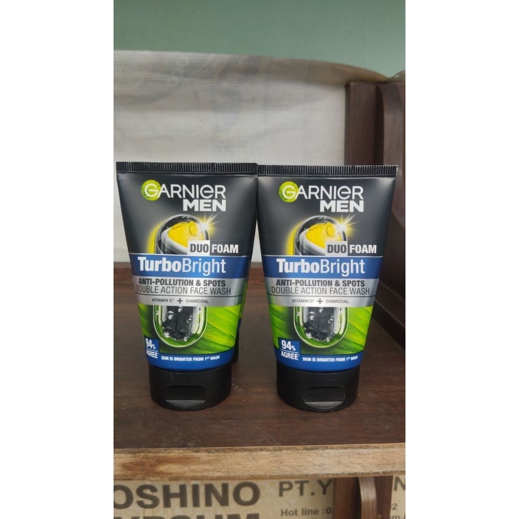 Garnier Men Turbo Bright Duo Foam 100 ml
