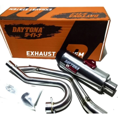 knalpot handa crf 150 original daytona full sistem 4507
