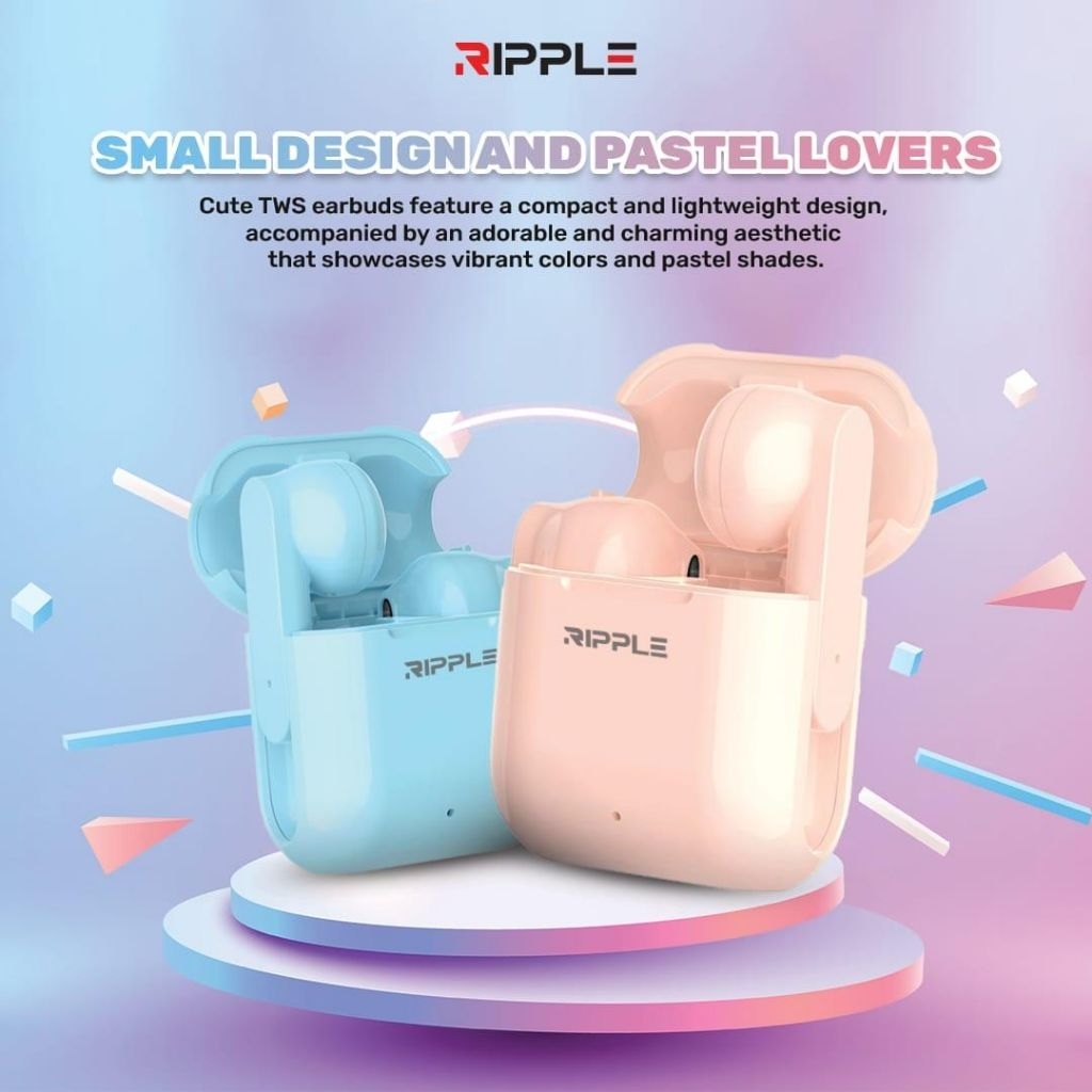 Headset TWS Bluetooth Ripple Motion True Go Excellence Garansi Resmi