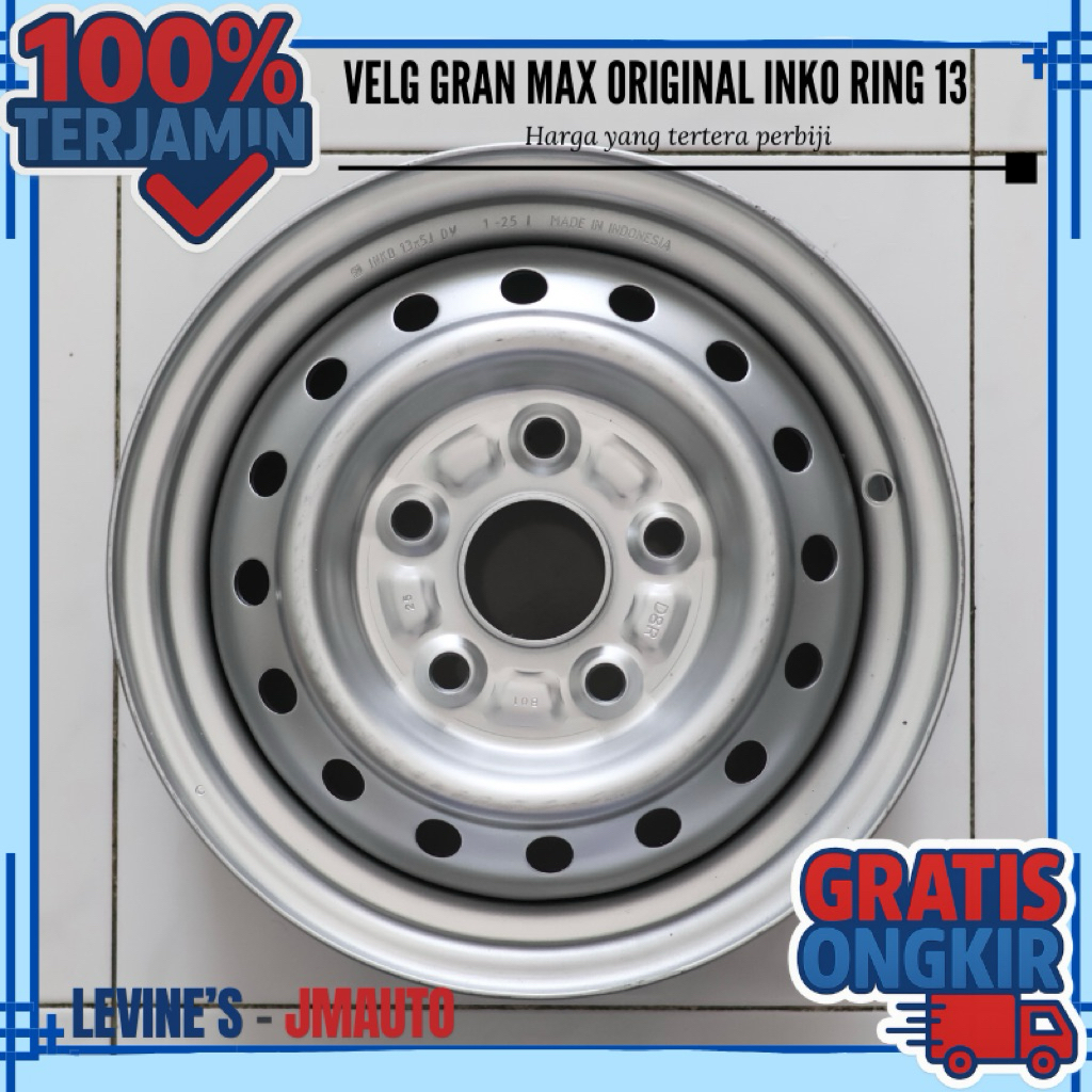 velg gran max original INKO RING 13 / velg grand max R13 / velg kaleng gran max / velg besi gran max