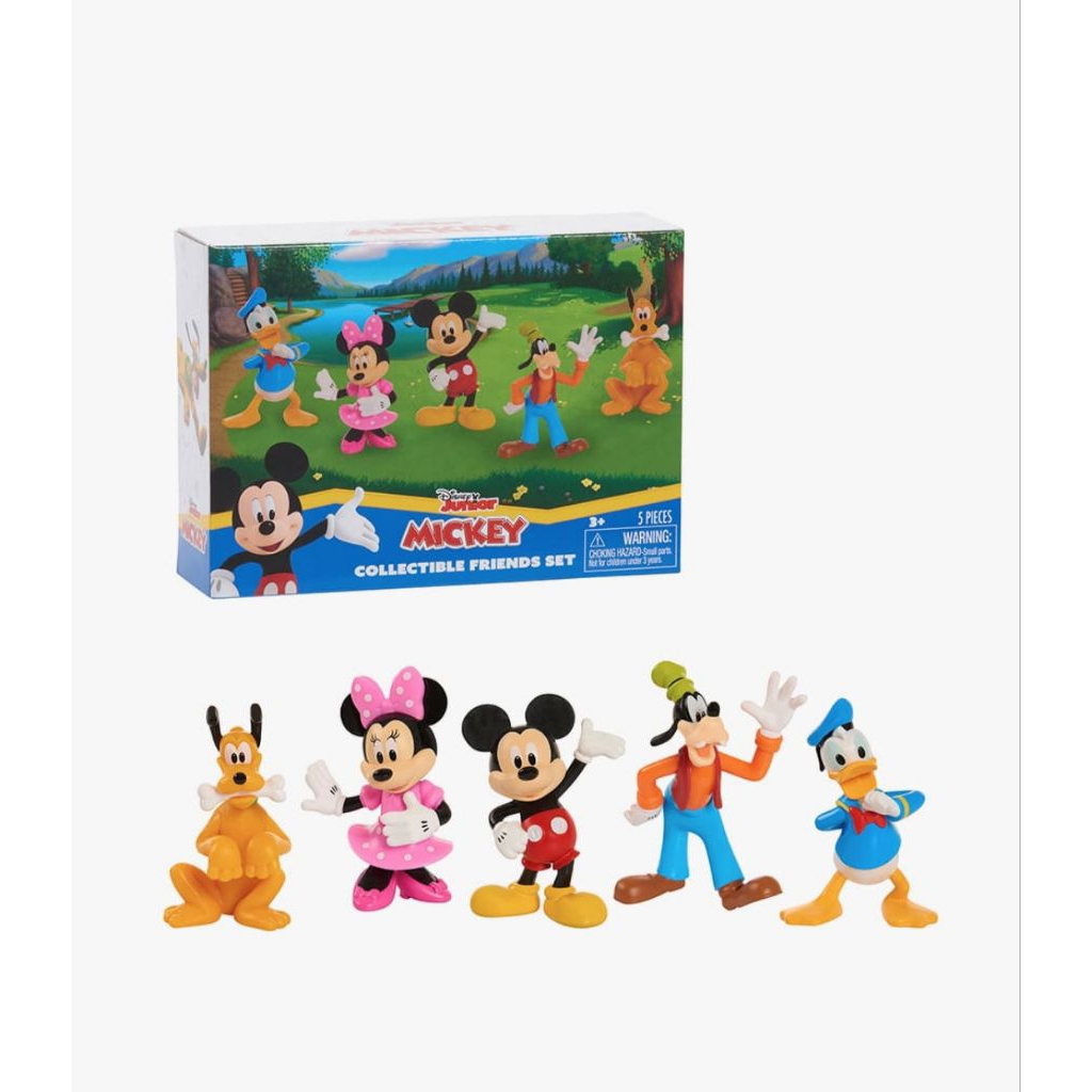 mainan pajangan figurine figure set Disney collectibles set Mickey Minnie mouse, Donald duck, pluto,