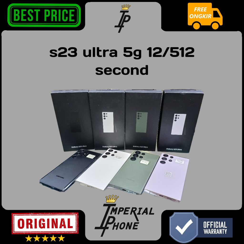 samsung galaxy s23 ultra 5g 12/512 second