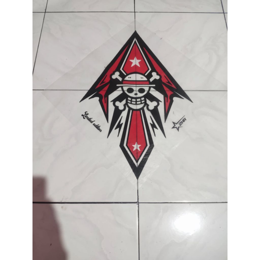 ONE PIECE kertas minyak sablon layang layang