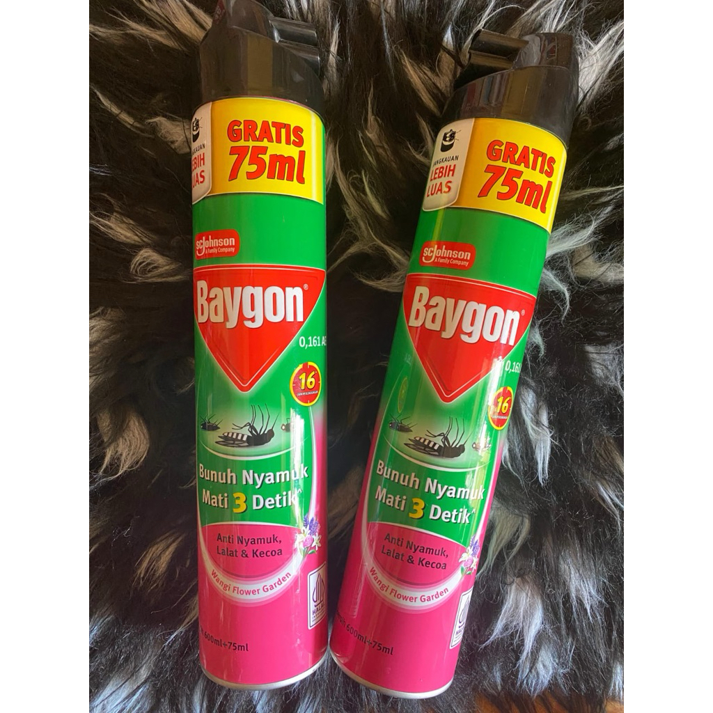 (TERMURAH) Baygon Semprot 600ml+75ml