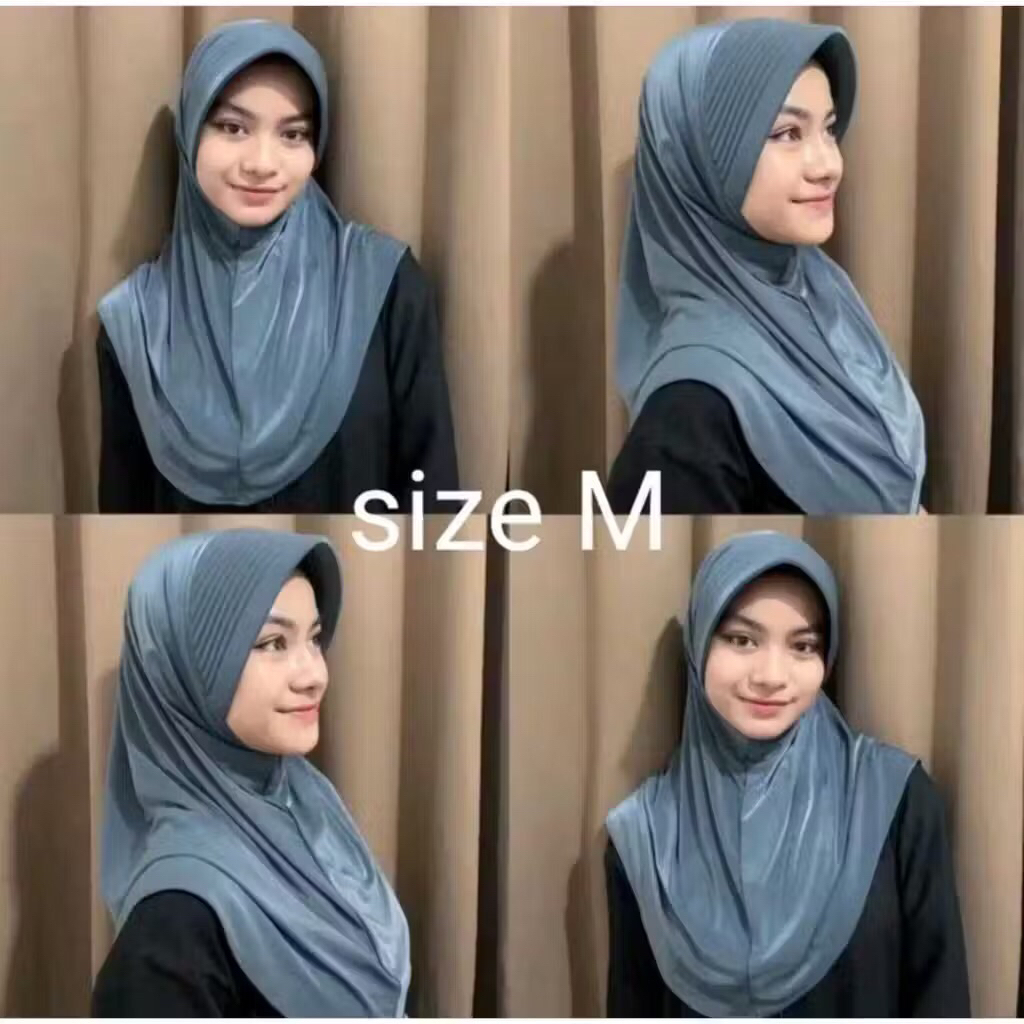 HIJAB SPORT UKURAN M HIJAB BERGO SPORT OLAHRAGA PREMIUM