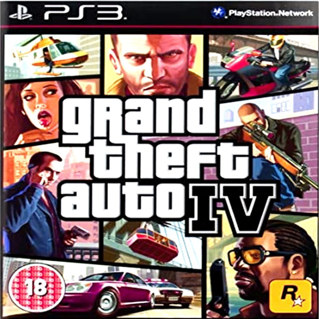 Bluray disc game ps3 CFW/HEN GTA 4 +DLC