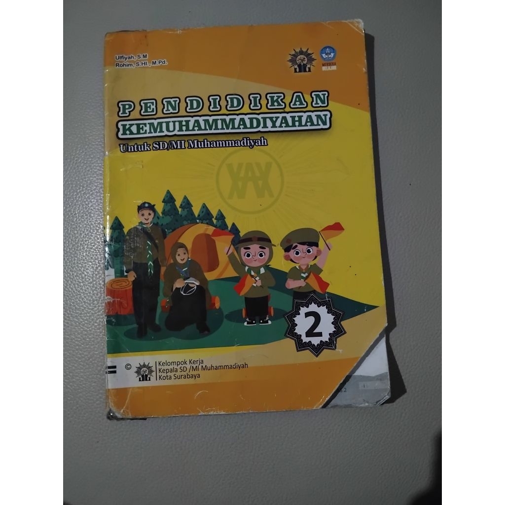 buku paket kemuhammadiyaan kmd kelas 2 sd