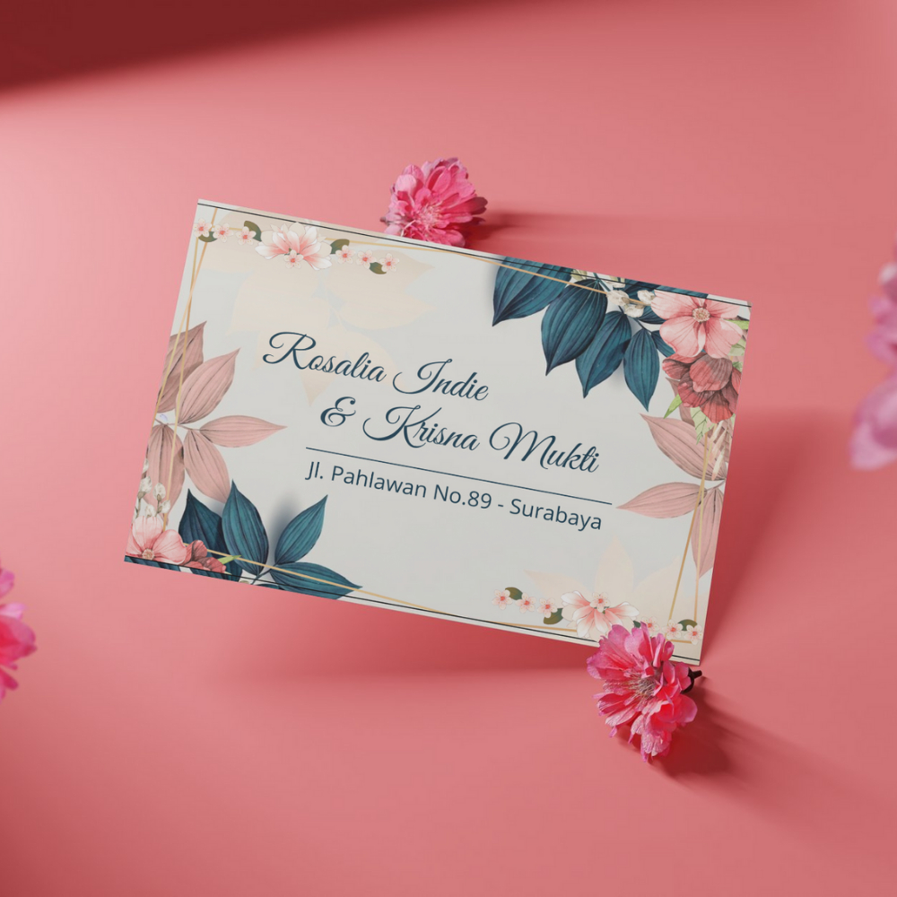 Amplop Kondangan Estetik Amplop Uang Aesthetic Custom Nama dan Alamat Desain Kekinian