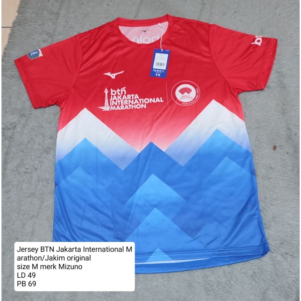 Jersey Lari event running BTN jakim Jakarta international Marathon 2025