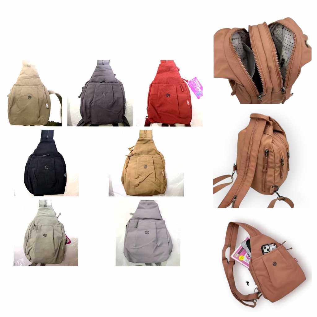 Tas Ransel/Backpack Wanita ORI CHIBAO 2404-SF Tas Resleting