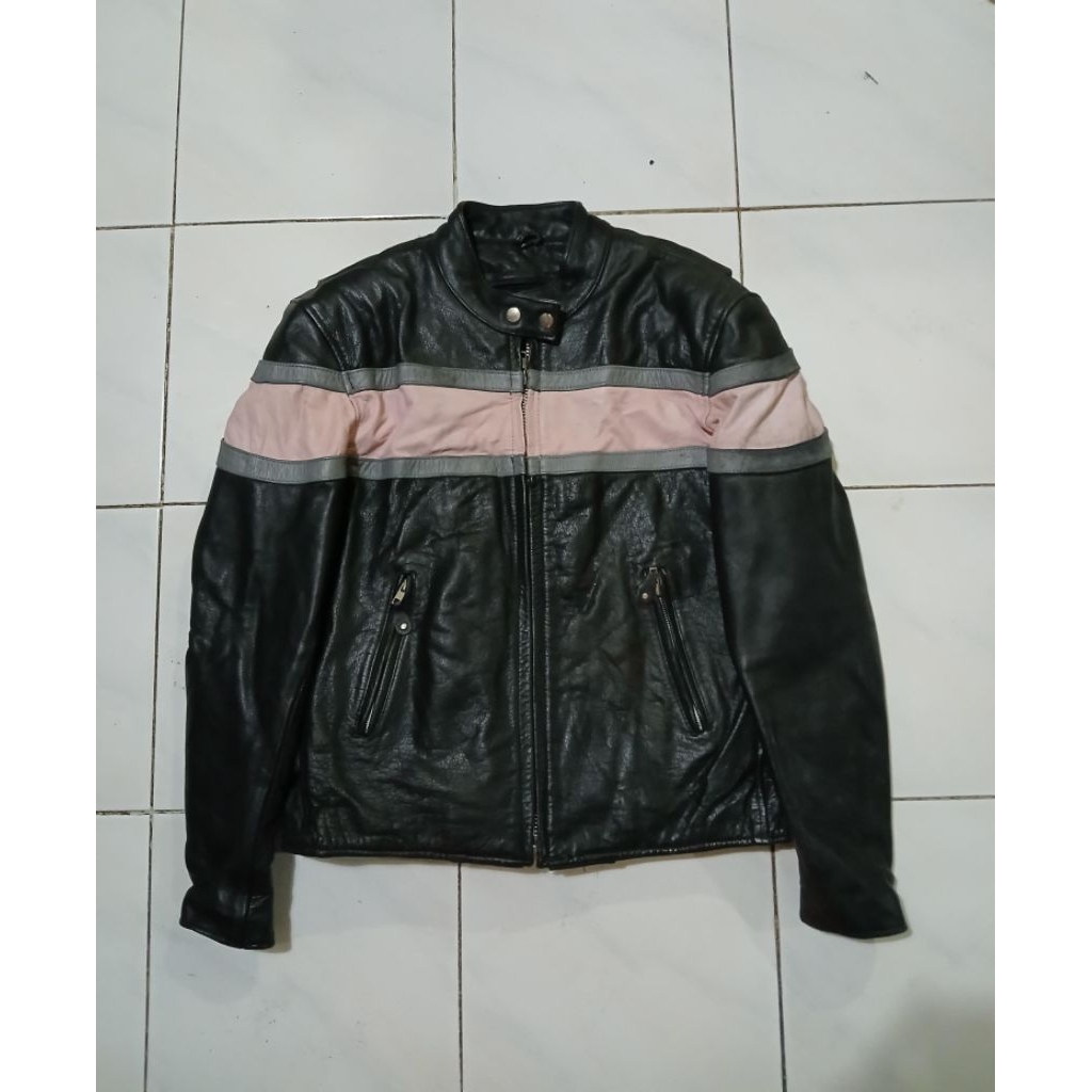 Jacket Kulit Original US Amerika tag Xelement / Jacket Touring / Jacket Motor. Not Harley Davidson